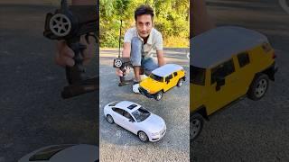 Big Remote Control Two Audi A7 with Toyota Land Cruiser unboxing