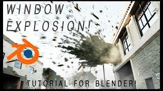 Blender Explosion Tutorial: Window Explosion: Using Khaos Add-on