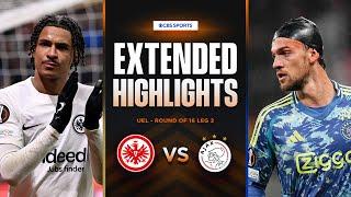 Eintracht Frankfurt vs. Ajax: Extended Highlights | UEL Round of 16 Leg 2 | CBS Sports Golazo