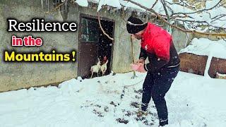 How We Survive Harsh Winters in a Mountain Village !!