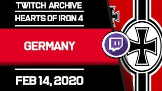 Bokoen1 ━ Twitch Archive  ━【Hoi4 Memes/Reddit Time】【Germany Game】【Hearts of Iron 4】【Feb 14, 2020】