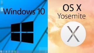 OS X Yosemite vs. Windows 10