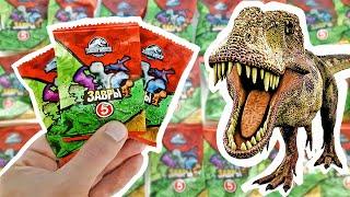 ЗАВРЫ ПЯТЕРОЧКА 2022! Новая акция ДИНОЗАВРЫ ПРИЛИПАЛЫ игрушки Jurassic World Surprise toys unboxing