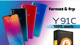 Vivo y91i, y91c 100% done. Format & Frp by unlock tool