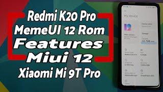 Redmi K20 Pro | MemeUI 12 | MortalOS Features | Miui 12 | First Look