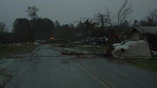 Sipsey, Alabama storm damage | Raw video