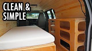 A Clean and Simple Cargo Van Camper Build/Conversion (Chevy Express)