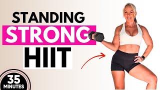 35 MIN NO REPEAT STANDING WORKOUT FOR FAT LOSS | No Jumping | No Floor Work