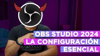  ️¡NO TOQUES NADA!️  ► Configuración BÁSICA de OBS Studio 2024