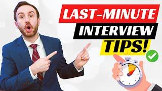 RESIDENCY INTERVIEW PREPARATION! (How To Prepare For An Interview In Under 15 Minutes!)