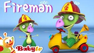 Dress up as a firemen ‍​ Fun Adventures with Draco the dragon  @BabyTV