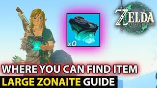 How To Get Rare (Large Zonaite) Item Location Guide In Zelda: Tears of the Kingdom (TotK)