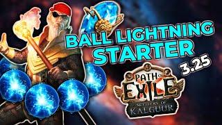 ARCHMAGE BALL LIGHTNING HIEROPHANT STARTER BUILD - Path of Exile Settlers of Kalguur - 3.25