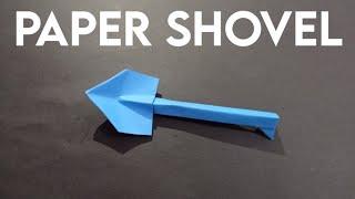 How To Make Paper Shovel At Home Very Easy