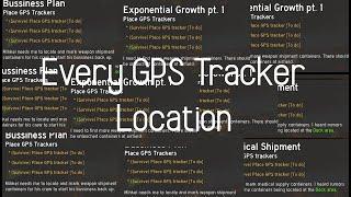 All GPS Tracker Locations-Project Delta