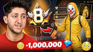 I Have Spent 1 Million Diamonds In Free Fire  VVIP Premium 8 Level Badge  - Garena Free Fire