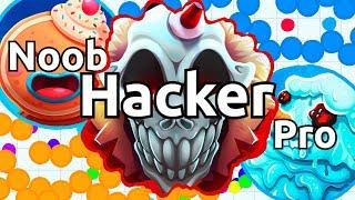 NOOB vs PRO vs HACKER in Agar.io