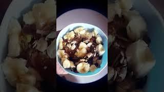 #day 4 #oats dry fruits mixing oats morning diet oats healthy #