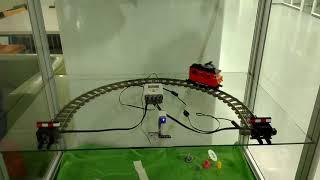 LEGO Mindstorms NXT powered 9V LEGO Train at CODA