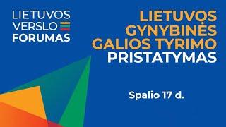 Lietuvos gynybinės galios tyrimo pristatymas