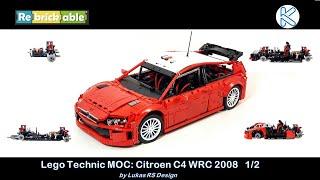 Citroen C4 WRC2008 Monte Carlo Edition by Lukas RS Design Lego Technic MOC Aufbau Teil 1