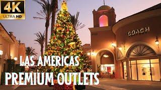 WALKING TOUR | LAS AMERICAS PREMIUM OUTLETS | SAN DIEGO, CA  | US-MEXICO BORDER [4K UHD]
