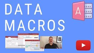 Data Macros in Microsoft Access