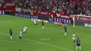 Karim Rekik Goal vs Real Valladolid And save Sevilla #football