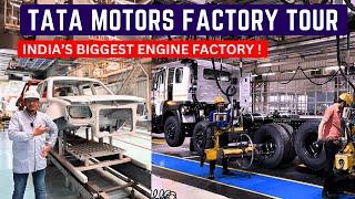 Tata Motors Factory FULL Tour - India's Biggest Engine Factory | How Its Made Tata Motors Pune Plant