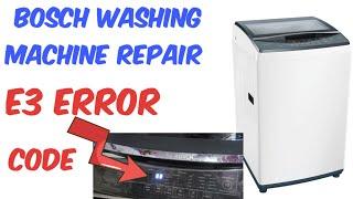 E3 error code | Bosch Washing Machine repair | #RepairCity