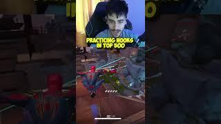 Practicing Hooks In Top 500 #marvelrivals #spiderman #twitch #gaming