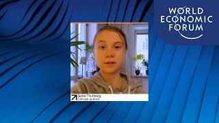 Greta Thunberg’s message to the Davos Agenda | DAVOS AGENDA 2021