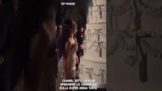 Chanel Totti con la sua mega torta #shorts #ilaryblasi #francescototti #feedshorts 18/05/2025