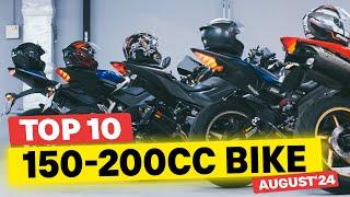 Top 10 Best Selling 150cc to 200cc Bike Aug 2024 – Pulsar, Unicorn, Apache, MT15, R15, Xpulse