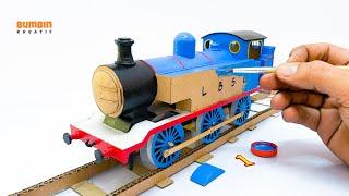 How to Build a Thomas the Tank Engine with Cardboard | LB&SCR E2 Based