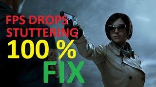 Resident Evil 2 Remake || Stuttering/Fps drop/Freezing FIX 100%