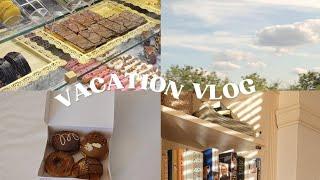 VACATION VLOG IN ENGLAND | London, shopping, breakfast, desserts, more! ️