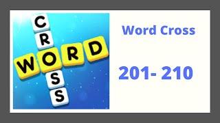 Word Cross Level 201 - 210 Answers