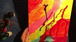 Tribal Art || Intuitive Painting || Acrylic Inks