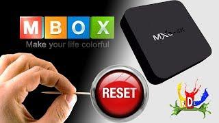 Seu TV Box MXQ 4k  PAROU? Aprenda a reset restaurar de fabrica seu tv box.