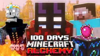 I Survived 100 Days in Minecraft Alchemy