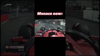 F1 Monaco now vs. then #shorts #f1 #fyp #2023  #senna