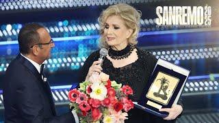 Sanremo 2025 - Iva Zanicchi, il premio alla carriera