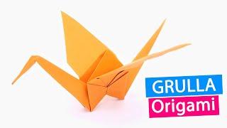 Cómo hacer una grulla de papel con origami ¡Fácil! Tutorial paso a paso