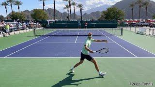 Alexander Zverev & Jan Lennard Struff - 2024 IW Practice Match Highlights