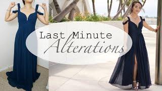 Prom Dress Alterations (Quick Fixes)