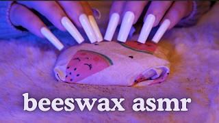 ASMR Unwrapping Beeswax Wrapped Items  Tapping & Scratching  No Talking