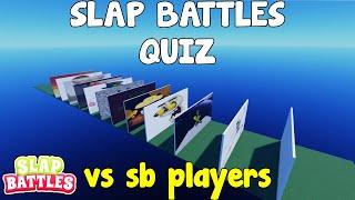 CAN SLAP BATTLES PLAYERS SOLVE THIS SLAP BATTLES QUIZ?