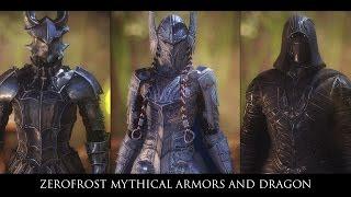 TES V - Skyrim Mods: Zerofrost Mythical Armors and Dragon