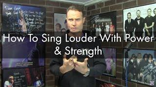 ASK VSA PODCAST - How To Develop Vocal Power, Strength & Sing Louder